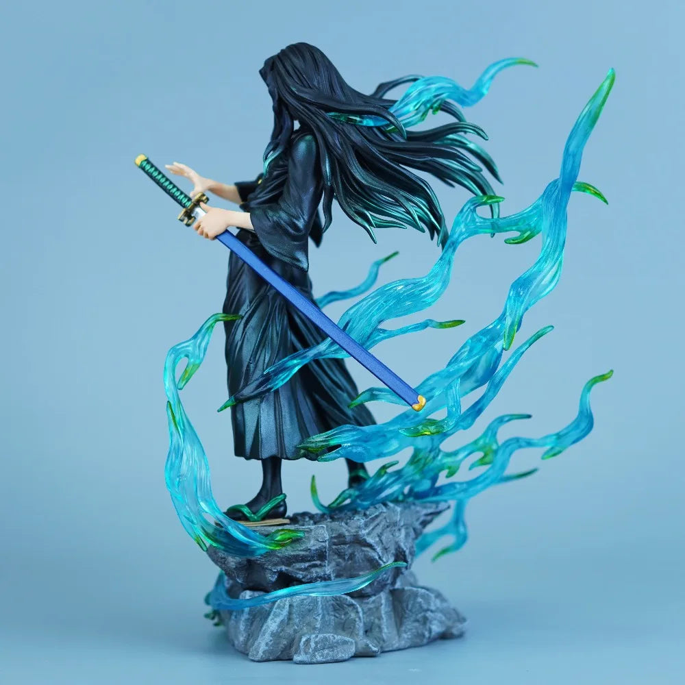 25cm Anime Demon Slayer Tokitou Muichirou PVC Action Figure Statue Desktop Ornament Collection Model Toy Gift