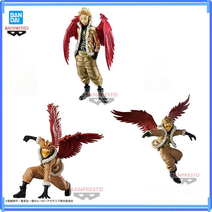 Bandai Original In Stock Banpresto The Amazing Heroes My Hero Academia Hawks Anime Figure Model Ornaments Boxed Toys
