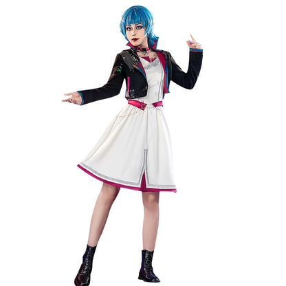 IN STOCK Jinxx Powderr Cosplay Costume Anime Cosplay【S-3XL】DokiDoki-SR Women Jinxx Powderr Dress Cosplay Plus Size