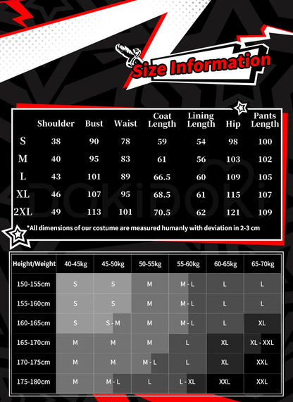 IN STOCK Amamiya Ren Cosplay Costume【S-2XL】DokiDoki-SR Men School Uniform Halloween Plus Si