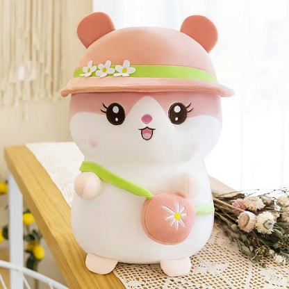 Hot 45-65cm Kawaii Hamster Plush Toy Big Size Cute Soft Stuffed Animals Sofa Pillow Plush Doll High-quality Kids Briday Gifts