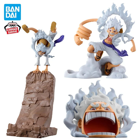 BANPRESTO Fig Life Gear 5 Monkey D Luffy Figure Anime One Piece Model Genuine Boxed Toy
