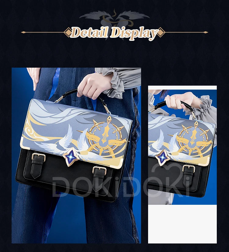 Sunday Elysia Doujin Bag Game Honkai Star Rail DokiDoki Sunday Cosplay Props School Bag HSR Itabag Halloween