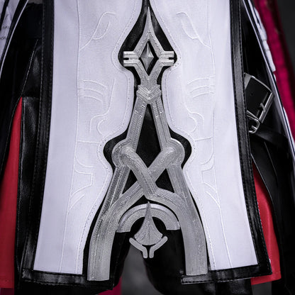 iCoser Arknights Exusiai The New Covenant Cosplay Costume Wig Uniform Luminous Headwear Halloween Party for Women Girls Carnival