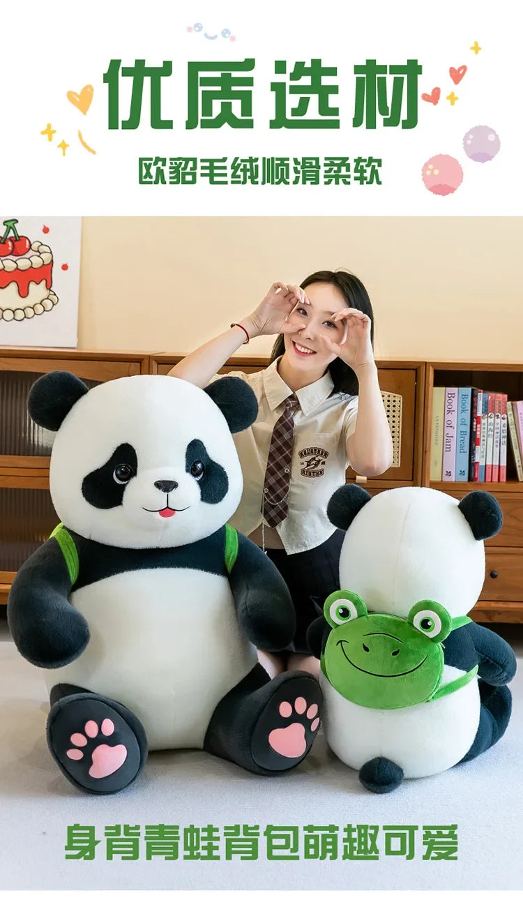 30-60cm Chinese Panda Plush Toy Chest Listing Super Full Soft Chinese National Treasure Animal Doll Children's Birthday Gift