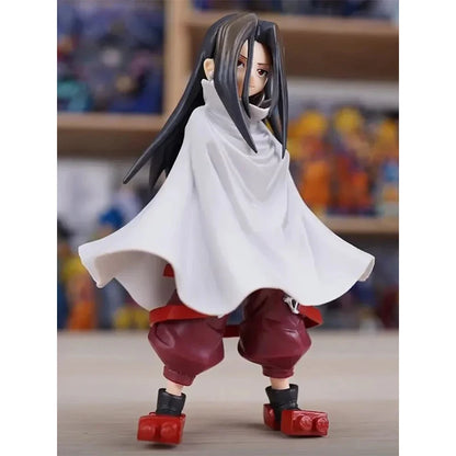Bandai In Stock Shaman King Figure Yoh Asakura with Sword Standing Posture Anime Action Figure Model Boxed Toys Gift Genuine