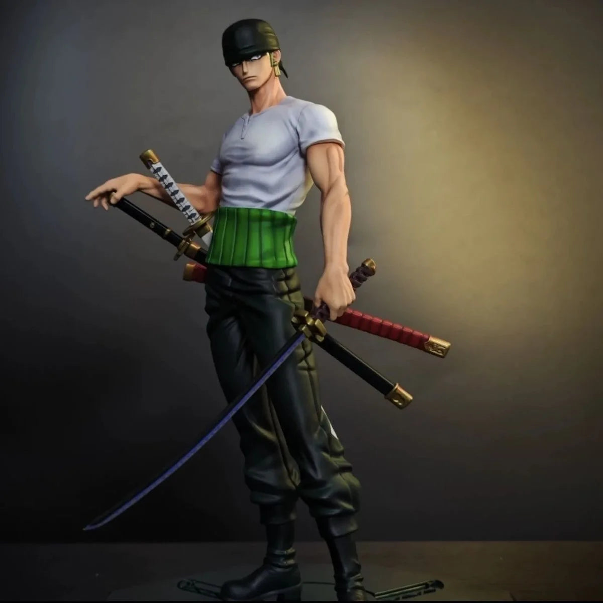 25cm Anime One Piece Roronoa Zoro PVC Figure Statue Collectible Model Toy Gift