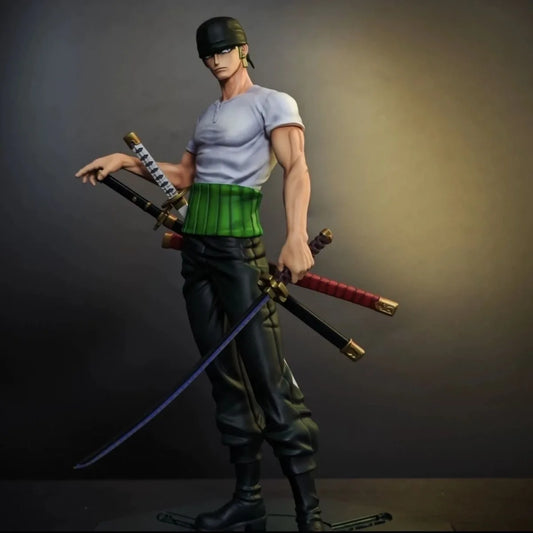 25cm Anime One Piece Roronoa Zoro PVC Figure Statue Collectible Model Toy Gift