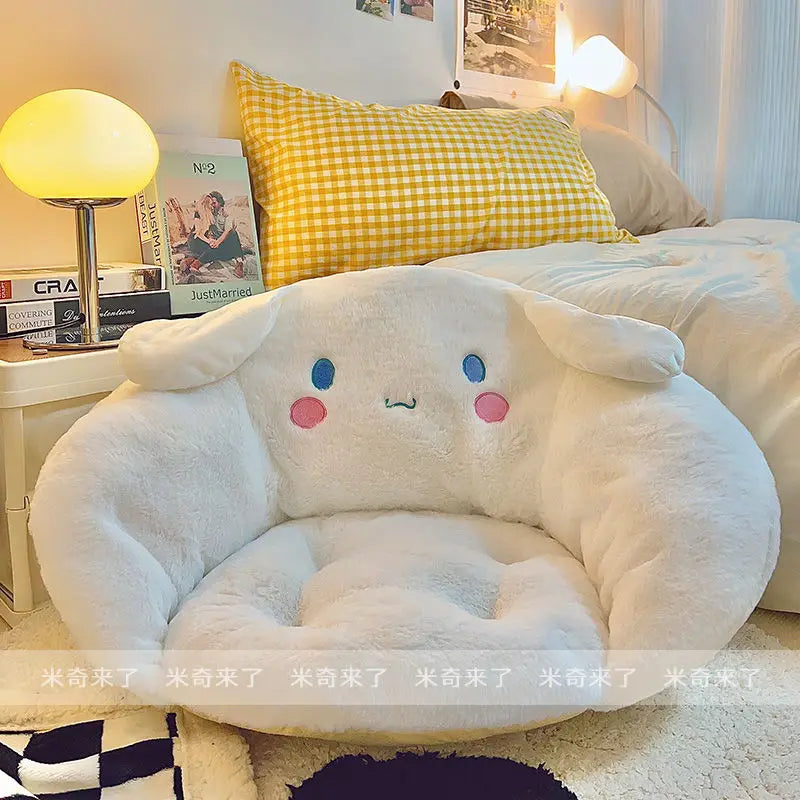 Comfortable Pochacco Sitting Cushion My Melody Kuromi Cartoon Seat Cushion Chair Japanese Style Back Cushion Sofa Bed