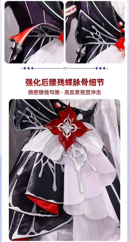 Honkai Star Rail Evernight March 7th Cosplay Costume Dress Earrings Headwear Mysterious Foreign Guest Halloween Party for Women