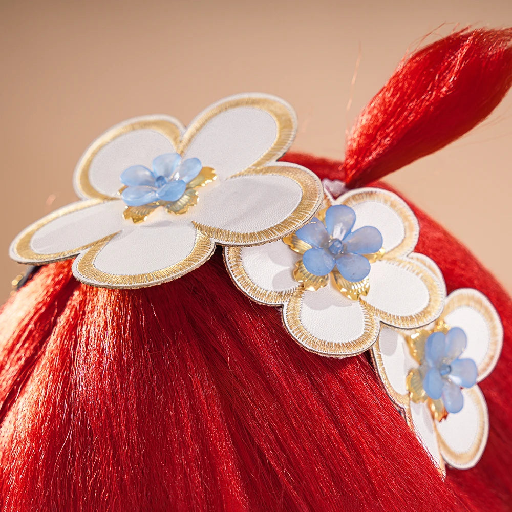 Honkai Star Rail Tribbie Cosplay Costume Wig Dress Uniform Headwear Wings Game Props Halloween Party for Women Girls Carnival