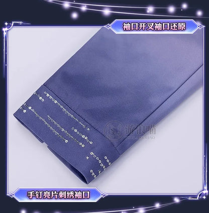 Love and Deepspace Rafayel Boundless Seas Cosplay Costume Wig Birthday Suit Uniform Ring Halloween Party for Women Men iCoser