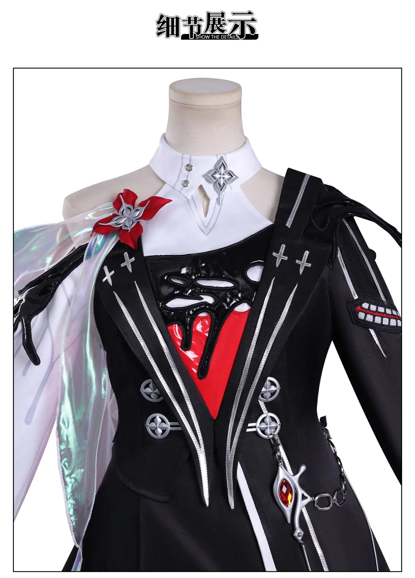 Honkai Star Rail Evernight March 7th Cosplay Costume Wig Dress Earrings Headwear Mysterious Foreign Guest Halloween Party Women