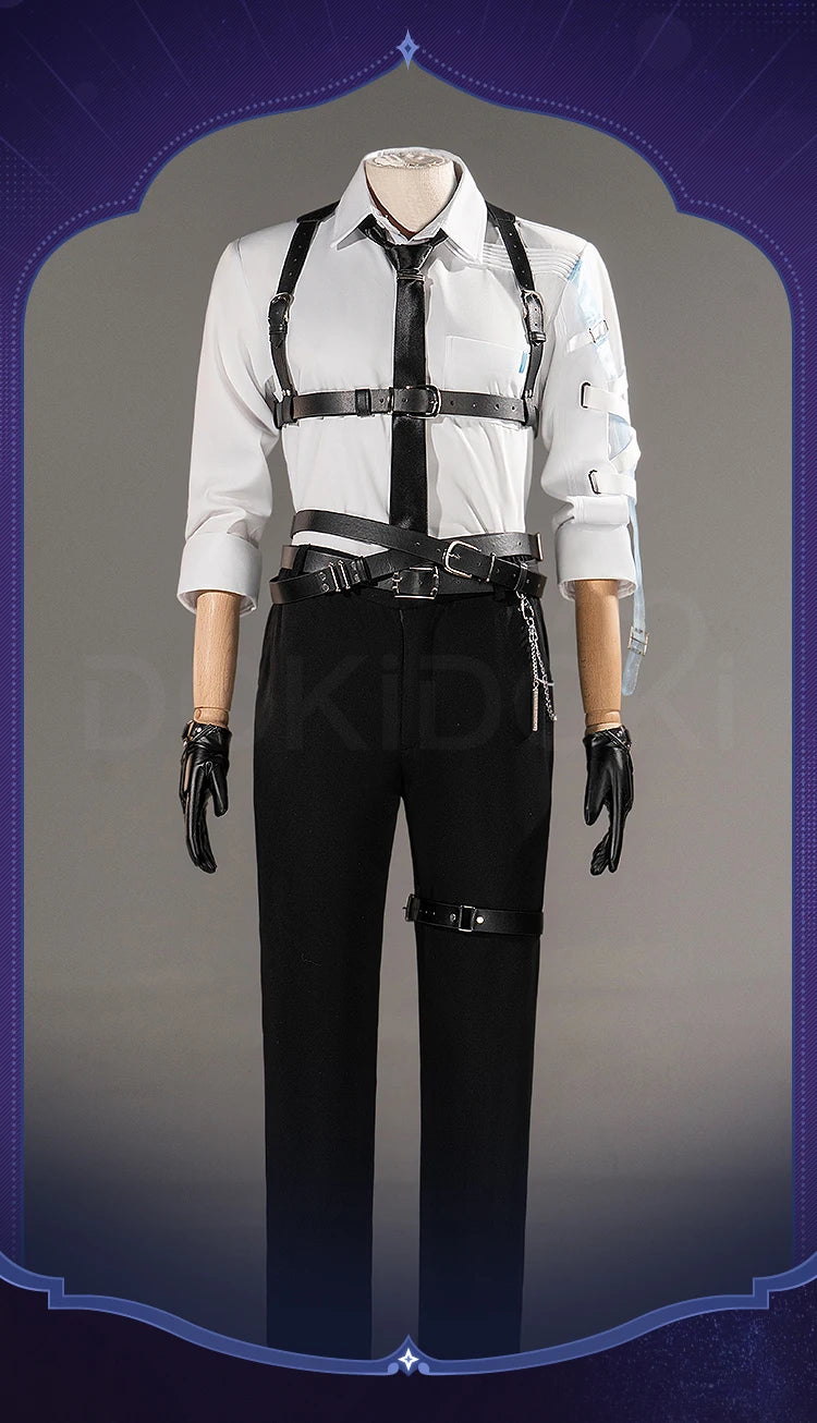 IN STOCK Sylus Rafayel Xavier Zayne Cosplay Costume Game Love and Deepspace【XS-2XL】DokiDoki-R White Grey Halloween Plus Size