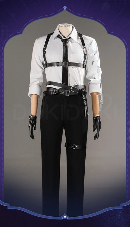 IN STOCK Sylus Rafayel Xavier Zayne Cosplay Costume Game Love and Deepspace【XS-2XL】DokiDoki-R White Grey Halloween Plus Size