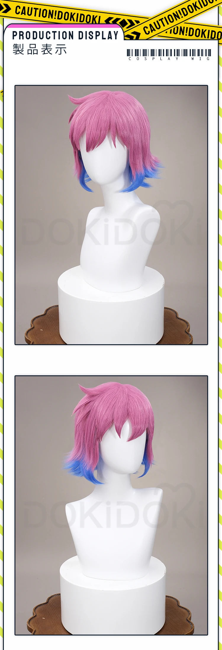 Ramona Flowers Wig Anime Scott Pilgrim Takes Off Cosplay Wig DokiDoki  35cm Short Hair Ramona Flowers Cosplay Free Cap