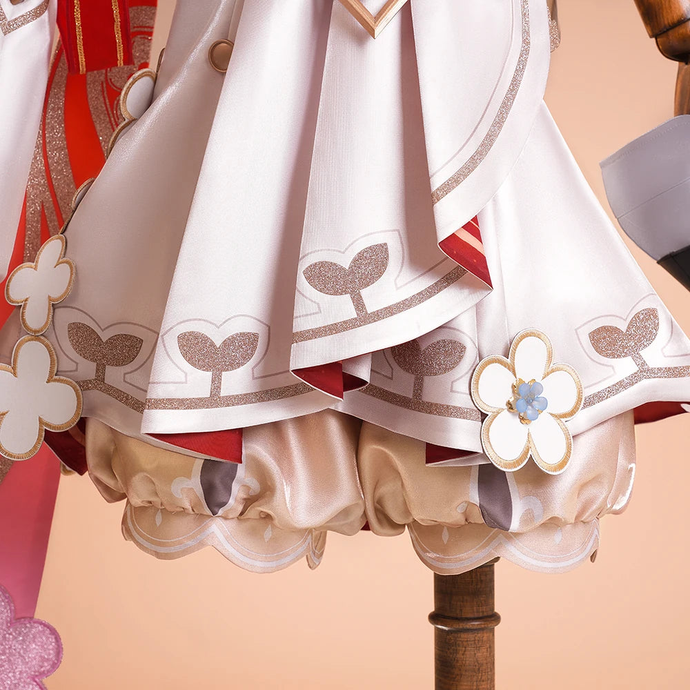 Honkai Star Rail Tribbie Cosplay Costume Wig Dress Uniform Headwear Wings Game Props Halloween Party for Women Girls Carnival