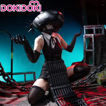 Rezee Demon Cosplay Props Anime DokiDoki Women Black Gloves Vest Apron Device Devil Props Halloween Cosplay Accessories