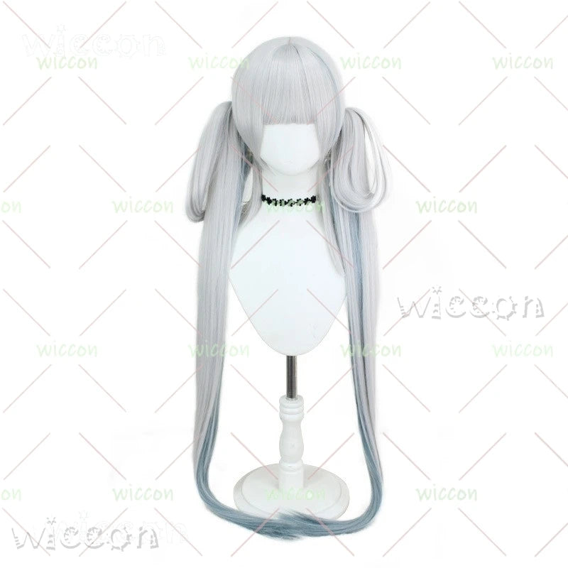 BWuthering Waves JinHsi Cosplay Costume Adult Polyester Set - wig / XXL
