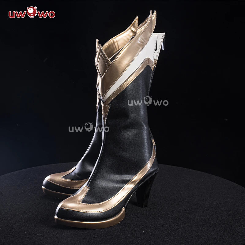 UWOWOW Ahri Shoes Game League of Legends/LOL: Risen Legend Ahri Cosplay Shoes Size 35-42 High Tube
