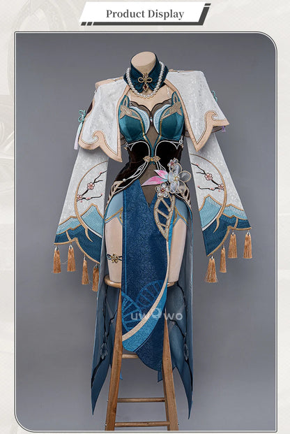 PRE SALE UWOWO Ruan Mei Cosplay Honkai Star Rail Fanart Ruan Mei Ruanmei Qipao Ver. Cosplay Costume Halloween Costume