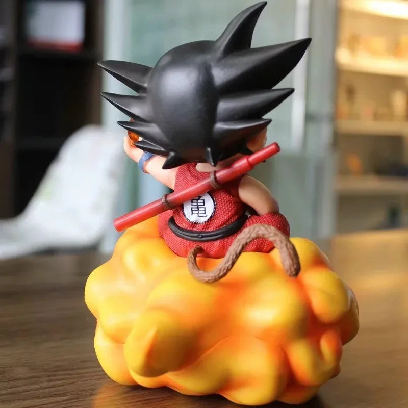 Dragon Ball  Anime Figure Sun Goku Action Figure Young Flight Same Style Tendon Douyun PVC Statue Collection Model Kid Doll