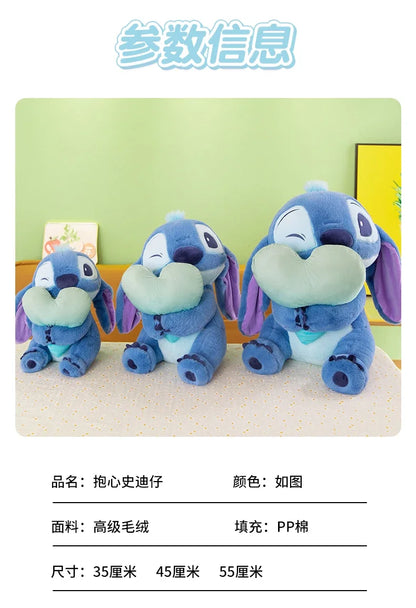 New Disney Lilo&Stitch Cute Cartoon Dolls Toys Kawaii Anime Soft Stuffed Dolls Pillow Appease Toys Birthday Gift for Boys Girls