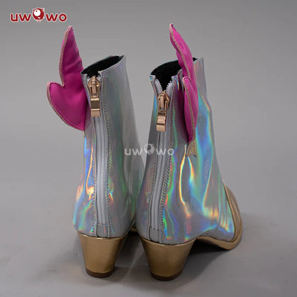 UWOWO League of Legends/LOL Costume Star Guardian Kai'Sa SG Kaisa Cosplay Shoes Boots