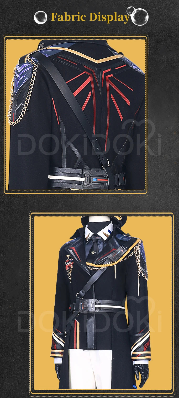 Caleb MC Cosplay Costume Game Love and Deepspace【XS-2XL】DokiDoki-R Men Women Pilot Uniform Xia Yizhou Hat Plus Size