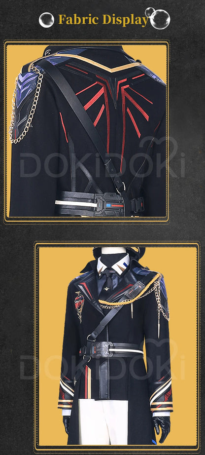 Caleb MC Cosplay Costume Game Love and Deepspace【XS-2XL】DokiDoki-R Men Women Pilot Uniform Xia Yizhou Hat Plus Size