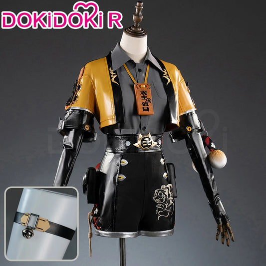 Ju Fufu Cosplay Costume Game Zenless Zone Zero DokiDoki-R ZZZ Women Suit Ju Fufu Tiger Cosplay Halloween Tail Ears
