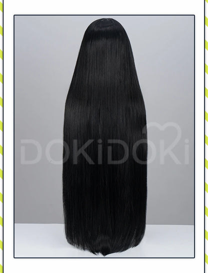 IN STOCK Osaragi Wig Anime Cosplay DokiDoki Women 100cm Black Long Hair Osaragi Cosplay Free Wig Cap