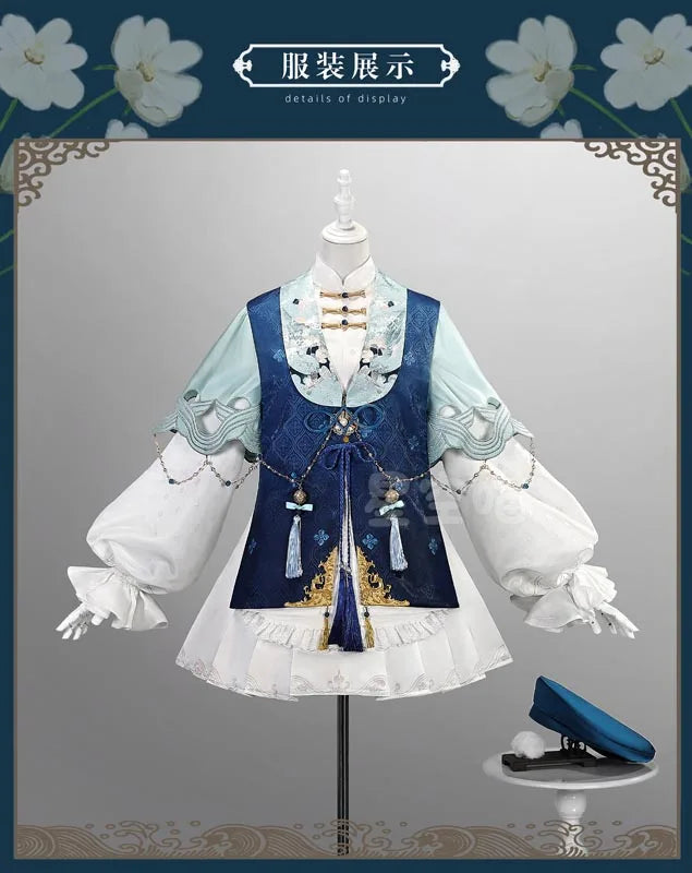 Wuthering Waves Phoebe Cosplay Costume Wig Dress Hat Headwear Game Outfit Uniform Socks Halloween Party for Women Girls Props