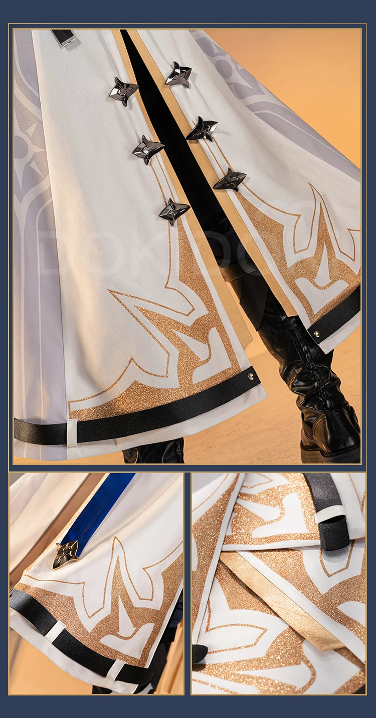 Phainon Cosplay Costume Game Honkai: Star Rail DokiDoki-SR HSR Phainon Cosplay Metal Accessories Men Halloween Costume