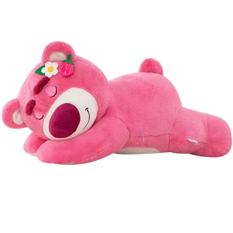 110cm Large Big Size Disney Lotso Kawayi Anime Plush Stuffed Doll Room Decorated with Lovely Pillow Children's Holiday Gifts