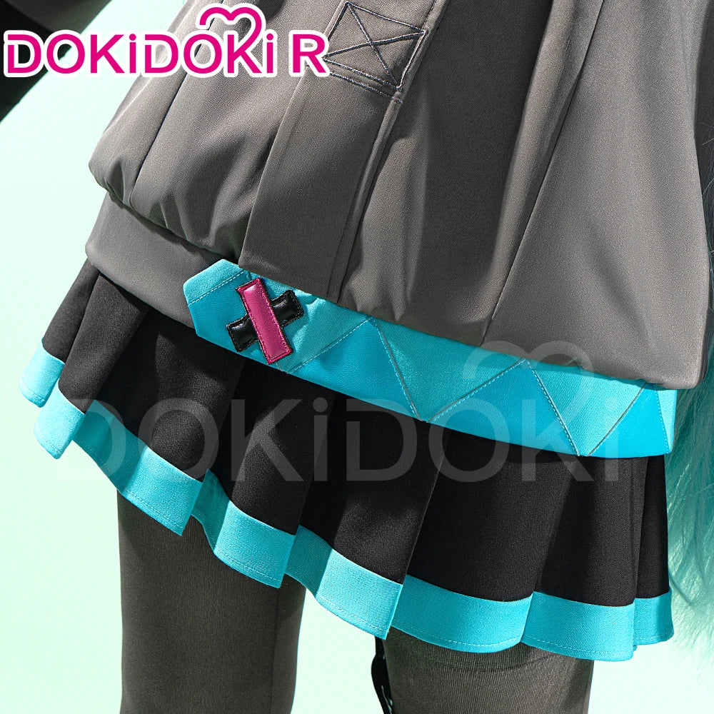 IN STOCK Mikuu Cosplay Costume Anime【S-3XL】DokiDoki-R Women Cute Dress Costume Mikuu Cosplay Headdress Plus Size