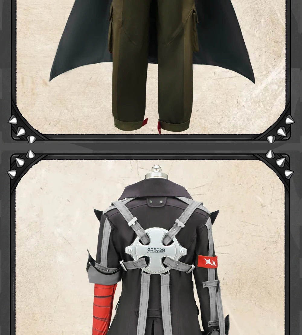 Zenless Zone Zero Komano Manato Cosplay Costume Wig Uniform Ears Spook Shack Halloween Party for Women Men Girls Role Play Props