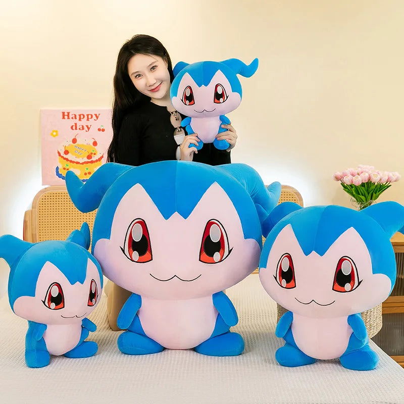 35/45/60CM Large Big Size Chibimon Plushies Kawaii Cartoon Anime Doll Comfortable Soft Doll Children's Ornament Toy Gifts