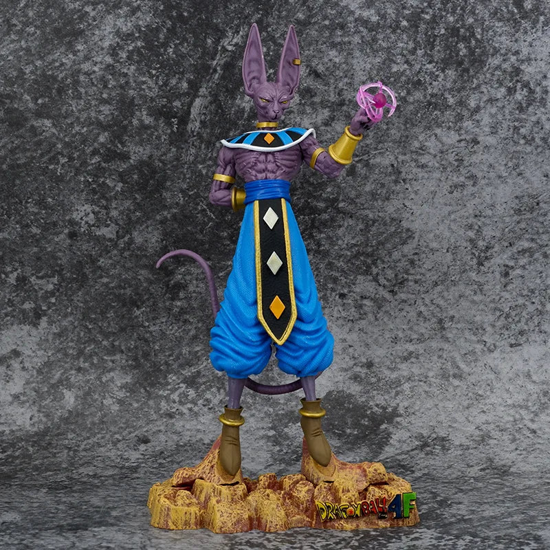 30cm Dragon Ball Z Figures Super God of Destruction Beerus Action Figures Collection Decoration Model Statue Toys Birthday Gift