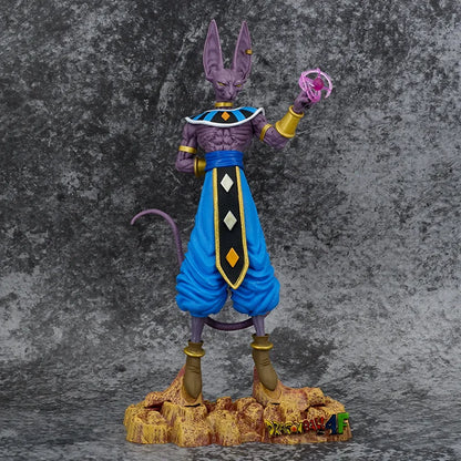 30cm Dragon Ball Z Figures Super God of Destruction Beerus Action Figures Collection Decoration Model Statue Toys Birthday Gift