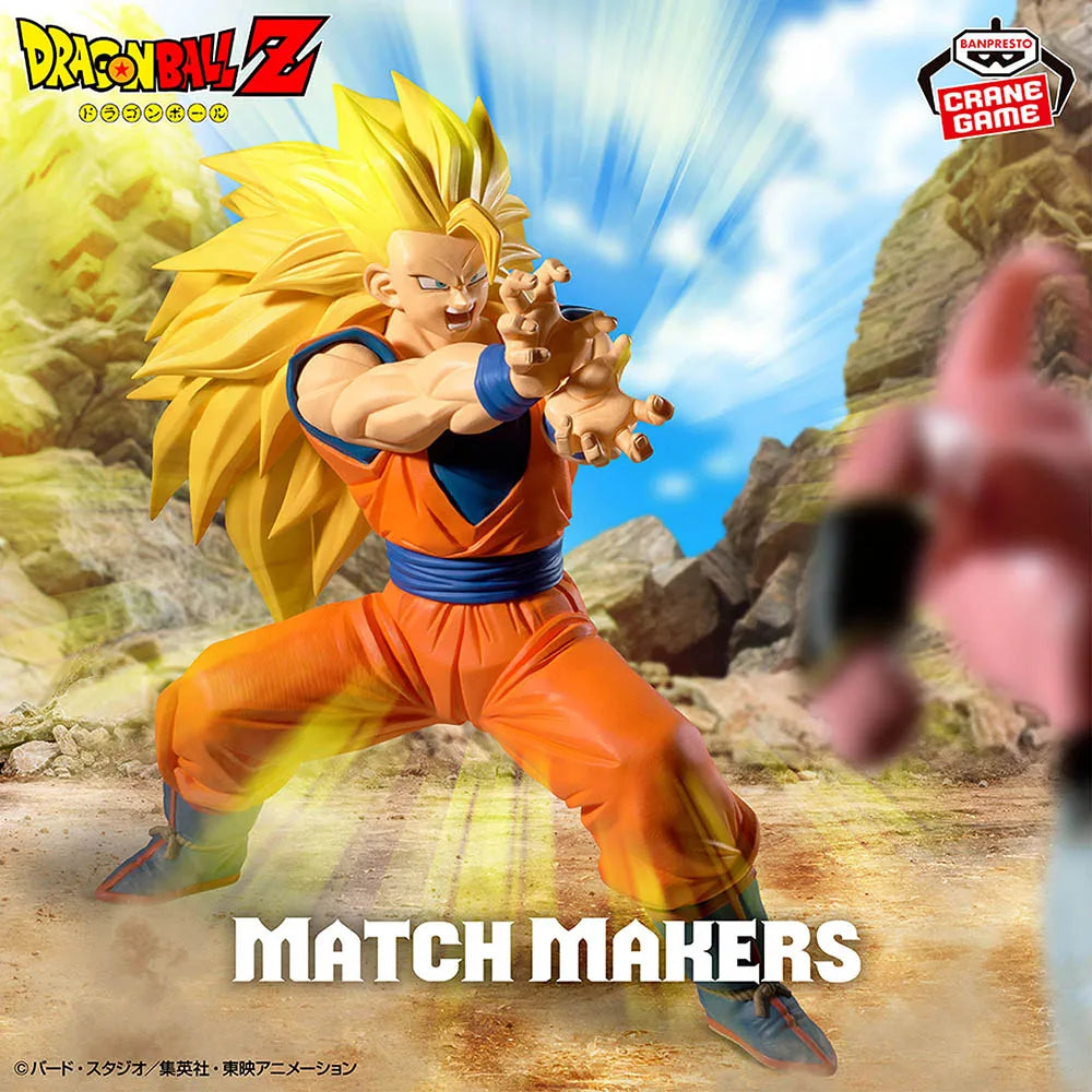 Banpresto Dragon Ball Z Super Saiyan 3 Son Goku VS Majin Buu 16cm PVC Model
