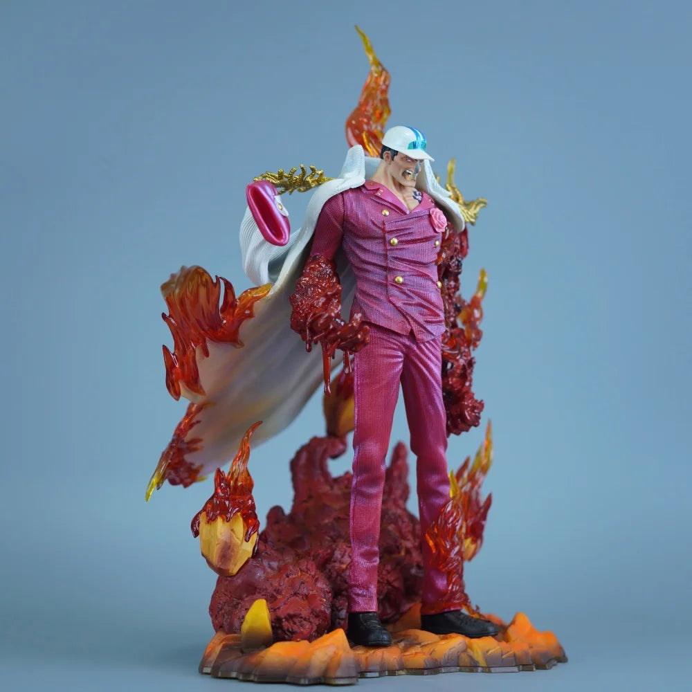 34cm Anime One Piece Sakazuki PVC Action Figure Statue Desktop Ornament Model Toy Gift