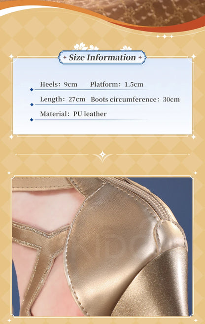 IN STOCK Tribios Cyrene Shoes Cosplay Game Honkai: Star Rail Cosplay DokiDoki-SR Women Amphoreus Cosplay Shoes