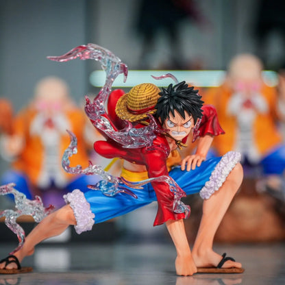 16cm One Piece Luffy Anime Figure Nika Luffy JT Gear Second Action Figurine Straw Hat Statue 2 Colors PVC Model Collect Toy Gift