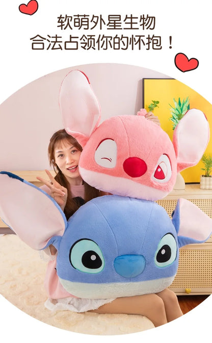 35/50/65cm Big Size Lilo & Stitch Anime Plush Stuffed Doll Kawaii Room Decoration Plushies Pillow Ornament Children Holiday Gift