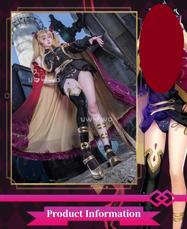 UWOWO Ereshkigal Cosplay Game Fatee/Grandd Orderr Lancer Ereshkigal Stage 1 Cosplay Costume  Halloween Costume
