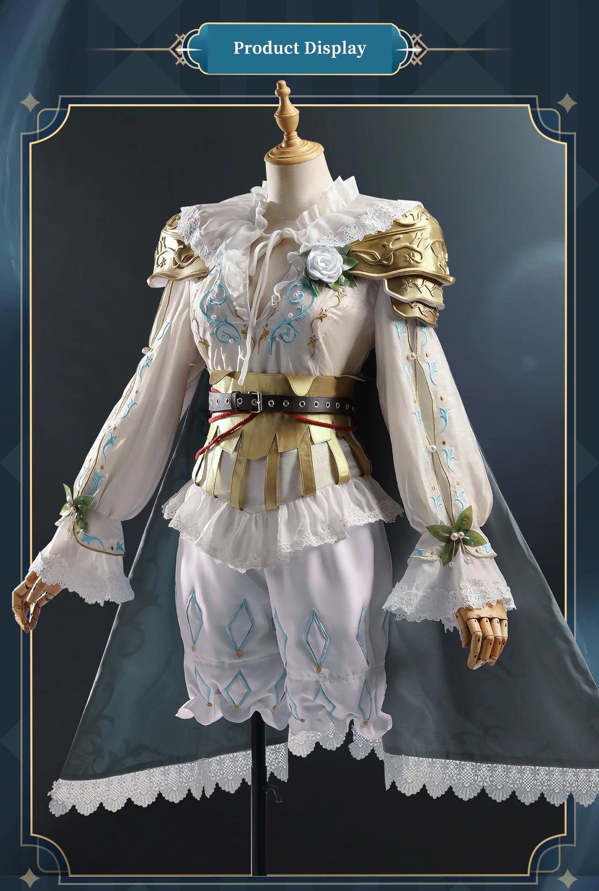 UWOWO Collab Series: Game Identity V Grave Keeper Half-Elf Knight Cosplay Costume