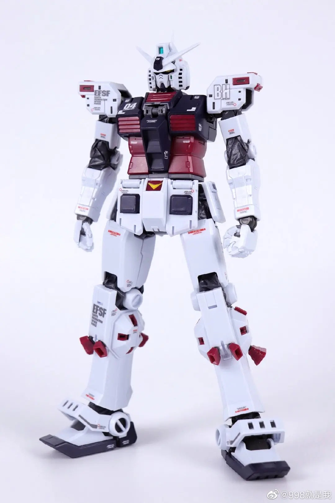 DABAN 6654 FA-78 MG 1/100 FA 78 Full Armor Thunderbolt Ver. Assembly Model Kit Action Figures Toy Robot Plastic Model Kits Gifts