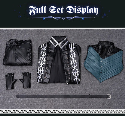 IN STOCK Vergil Cosplay Cotsume Game Cosplay【S-3XL】DokiDoki-R Vergil Nelo Angel Slayer Men Halloween Plus size
