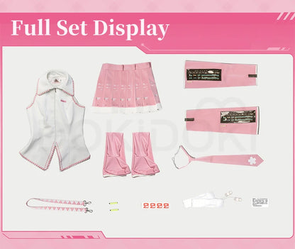 MIKUU Cosplay Costume DokiDoki-SR Sakura Mikku Cosplay Women Cute Pink Short Dress Mikuu Cosplay Costume